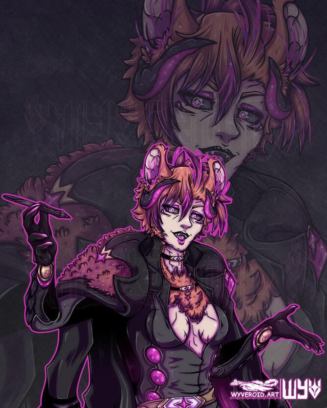 Wyveroid - Banner Illustration Halbkörper