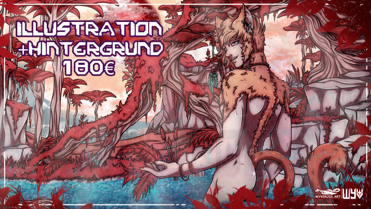 Charakter Illustration + Hintergrund ab 180€