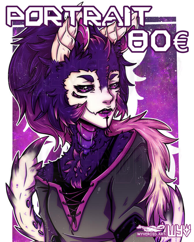 Halbkörper Portrait Commission - ab 80€