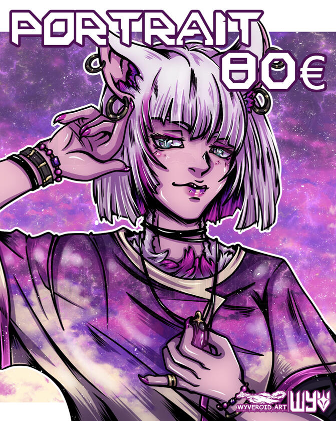 Halbkörper Portrait Commission - ab 80€