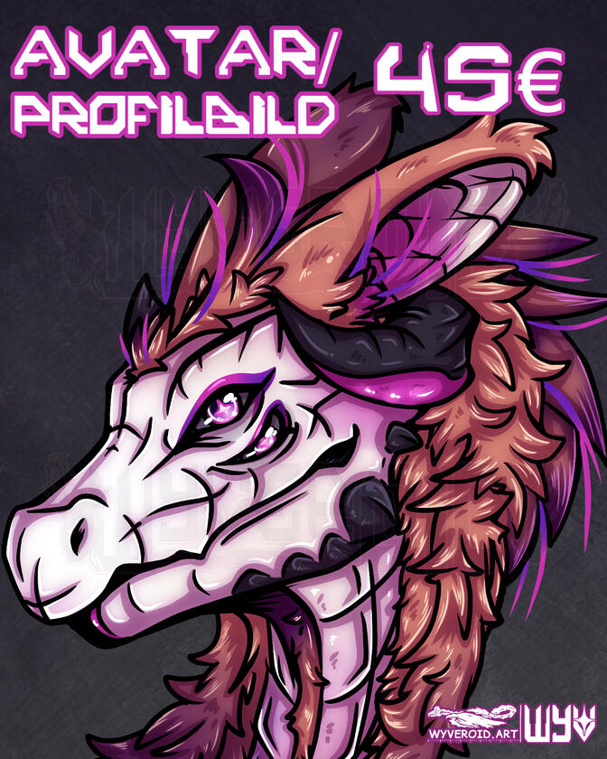 Wyveroid: WyvVerse Avatar zeichnung 45€ Commission